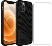 Back Market Funda iPhone 12 / iPhone 12 Pro y pantalla protectora - Plástico reciclado - Negro