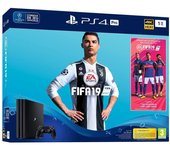 PlayStation 4 Pro 1000GB - Negro Mate + FIFA 19