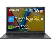 Asus VivoBook 16X K3605ZF-N1027W 16" Core i5 4.4 GHz - SSD 512 GB - 16GB - NVIDIA GEFORCE RTX 2050 QWERTY - Inglés