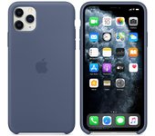 Funda de silicona Apple iPhone 11 Pro Max - Silicona Azul