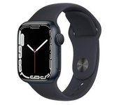Apple Watch Series 7 (2021) GPS 45 mm - Aluminio Azul - Correa deportiva Negro