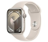 Apple Watch Series 9 (2023) GPS 45 mm - Aluminio Blanco estrella - Correa deportiva Blanco estrella