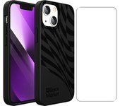 Back Market Funda iPhone 13 mini y pantalla protectora - Plástico reciclado - Negro