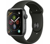 Apple Watch Series 4 (2018) GPS 44 mm - Aluminio Gris espacial - Correa deportiva Negro