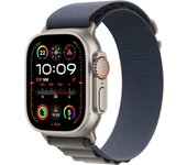 Apple Watch Ultra (2022) GPS + Cellular 49 mm - Titanio Titanio natural - Correa Loop Alpine Azul