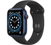 Apple Watch Series 6 (2020) GPS 40 mm - Aluminio Azul - Correa deportiva Negro