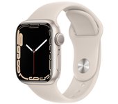 Apple Watch Series 7 (2021) GPS 41 mm - Aluminio Blanco estrella - Correa deportiva Blanco estrella