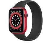 Apple Watch Series 6 (2020) GPS 44 mm - Aluminio Rojo - Correa deportiva Negro