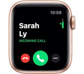 Apple Watch Series 5 (2019) GPS 40 mm - Aluminio Oro - Correa deportiva Blanco estrella