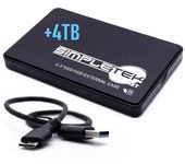 Simpletek Caddy Unidad de disco duro externa - SSD 3 TB USB-A