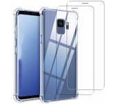 Funda Galaxy S9 y 2 protectores de pantalla - TPU - Transparente