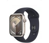 Apple Watch Series 9 (2023) GPS 41 mm - Aluminio Blanco estrella - Correa deportiva Negro
