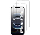 Protector de pantalla iPhone 16e Protector de pantalla - Vidrio templado - Transparente