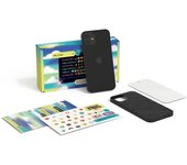 Caja iPhone 12 - Azul con batería nueva + Funda (Negro) - 128GB - Libre
