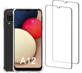 Funda Galaxy A12 y 2 protectores de pantalla - Plástico reciclado - Transparente