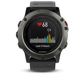 Relojes Garmin Cardio GPS Fēnix 5X Saphire - Negro