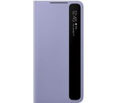 Funda Galaxy S21+ y pantalla protectora - Silicona - Violeta