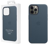 Funda de piel Apple iPhone 12 Pro Max - Magsafe - Piel Azul