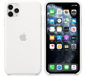Funda de silicona Apple iPhone 11 Pro Max - Silicona Blanco