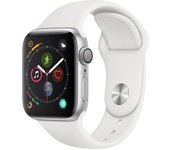 Apple Watch Series 4 (2018) GPS 40 mm - Aluminio Plata - Correa deportiva Blanco