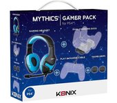 Micrófono PlayStation 4 Konix BLACK AND BLUE PS4 GAMER PACK