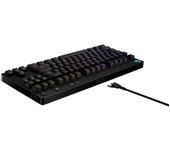 Logotech Teclado AZERTY Francés Wireless retroiluminado G Pro X TKL