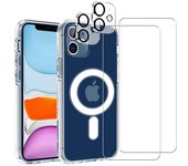 Funda iPhone 12 Mini y 2 protectores de pantalla - TPU - Transparente