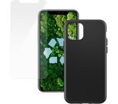 Funda iPhone 11 Pro y pantalla protectora - Plástico - Negro