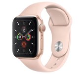 Apple Watch Series 5 (2019) GPS 44 mm - Aluminio Oro - Correa deportiva Rosa