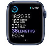 Apple Watch Series 6 (2020) - (correa no incluida) - GPS 44 mm - Aluminio Azul