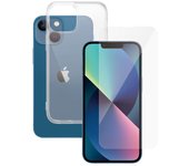 Funda 360 iPhone 13 mini y pantalla protectora - TPU - Transparente