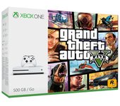 Xbox One S 500GB - Blanco + Grand Theft Auto 5
