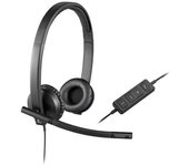 Cascos reducción de ruido con cable micrófono Logitech H570E - Negro
