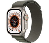 Apple Watch Ultra (2022) GPS + Cellular 49 mm - Titanio Titanio natural - Correa Loop Alpine Verde