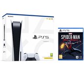 PlayStation 5 825GB - Blanco + Spider-Man Miles Morales