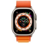 Apple Watch Ultra (2022) GPS + Cellular 49 mm - Titanio Titanio natural - Correa Loop Alpine Naranja