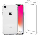 Funda iPhone XR y 2 protectores de pantalla - Plástico reciclado - Transparente
