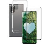 Funda Galaxy S20 y pantalla protectora - Silicona - Transparente