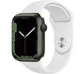 Apple Watch Series 7 (2021) GPS + Cellular 45 mm - Aluminio Verde - Correa deportiva Blanco