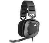 Cascos reducción de ruido gaming con cable micrófono Corsair HS80 RGB - Gris
