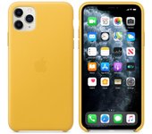 Funda de piel Apple iPhone 11 Pro - Piel Amarillo