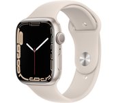 Apple Watch Series 7 (2021) GPS 45 mm - Aluminio Blanco estrella - Correa deportiva Blanco estrella