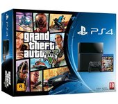 PlayStation 4 500GB - Negro Mate + Grand Theft Auto V