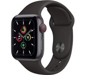 Apple Watch Series SE 1 (2020) GPS + Cellular 44 mm - Aluminio Gris espacial - Correa deportiva Negro