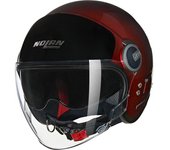 Nolan N21 Visor 06 Verniciatura Speciale Casco Jet - Negro Rojo (XL)