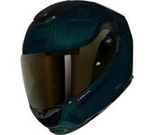 Nolan X-903 Ultra Carbon Liquido N-Com Casco - Verde (M)