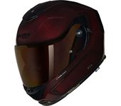 Nolan X-903 Ultra Carbon Liquido N-Com Casco - Rojo (S)