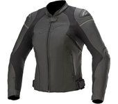 Alpinestars Stella GP Plus R V3 Chaqueta de cuero de la motocicleta de las señoras - Negro (48)