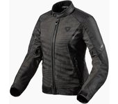 Revit Torque 2 Chaqueta textil para motocicletas para damas - Negro Gris (46)