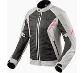 Revit Torque 2 Chaqueta textil para motocicletas para damas - Gris Rosa (36)